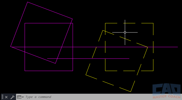 AutoCAD Rotate - Copy