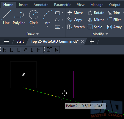 AutoCAD Move Command