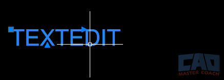 AutoCAD TEXTEDIT Command - Ribbon AutoCAD TEXTEDIT Double Click To Edit Text