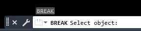 AutoCAD BREAK Command