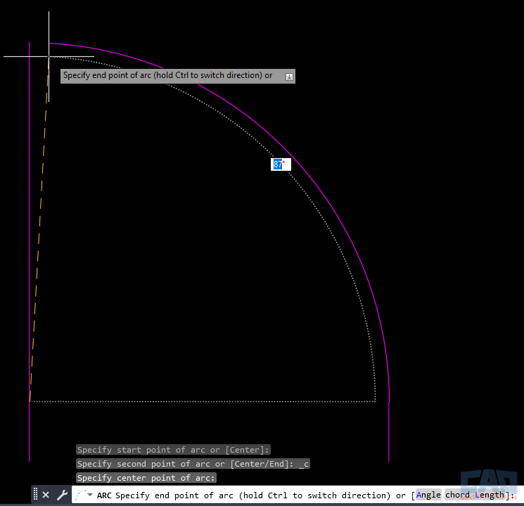 Step 4: Create A Door Block in AutoCAD Step 4: Create A Door Block in AutoCAD