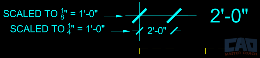 AutoCAD dimensions scaled manually to plot at consistent paper height