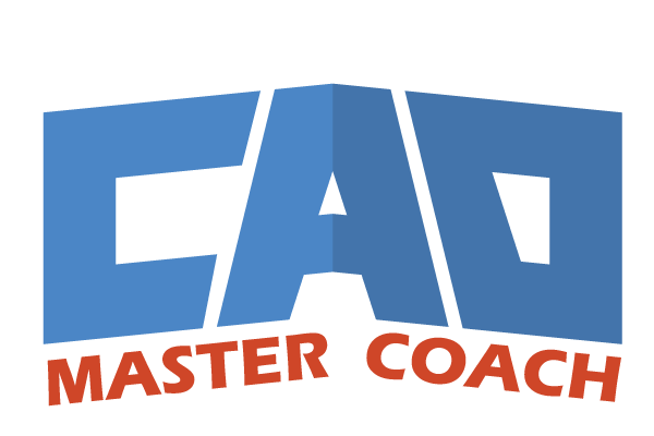 CAD Master Coach logo with tagline CAD Made Simple, Designs Made Powerful
