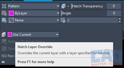 Hatch Layer Override