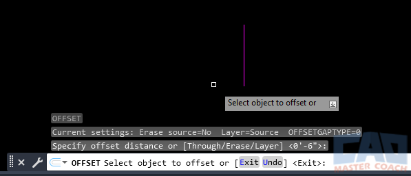 OFFSET - Default Selection