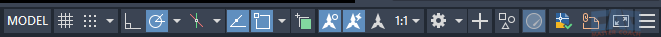 AutoCAD Status Bar