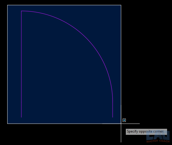 Step 7: Create A Door Block in AutoCAD - Select Block Objects Step 7: Create A Door Block in AutoCAD - Select Block Objects