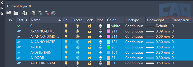 AutoCAD - Opening Layer Manager Every Time AutoCAD - Opening Layer Manager Every Time