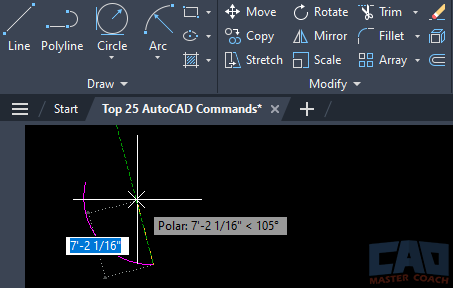 Arc - Start End Radius