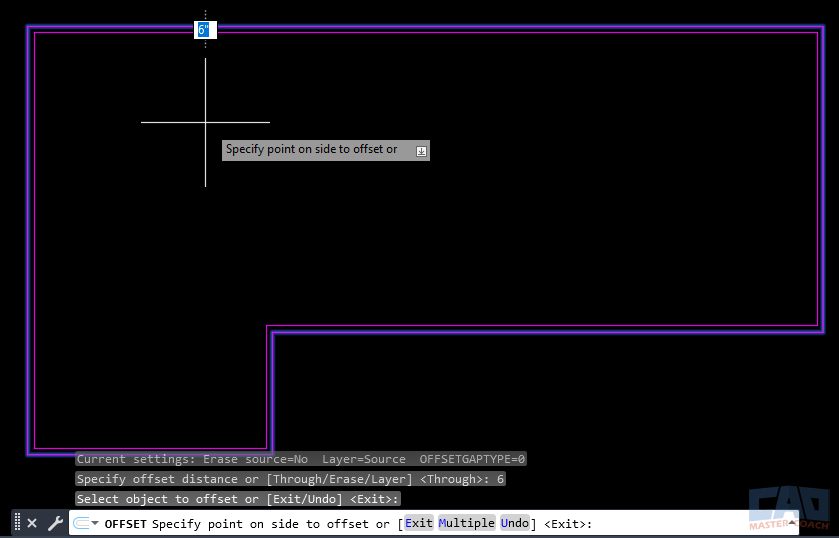 Building outline joined into a single polyline