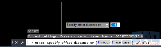 OFFSET - Distance