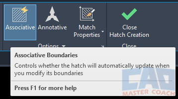 Hatch Creation - Associative Hatch