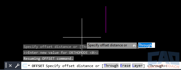 OFFSET - Through Option