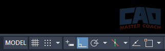 ORTHO In The Status Bar